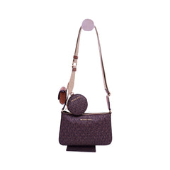 MK SIGNATURE CROSSBODY BAG 35S2GTVC1B BRN (IR) Default Title - MamasJan Ladies Shoes & Bags