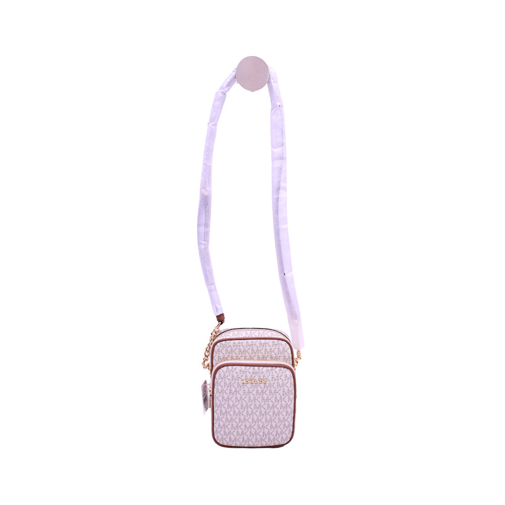 MK SIGNATURE CROSSBODY BAG 35F1GTVC2B VANILLA (IR) Default Title - MamasJan Ladies Shoes & Bags