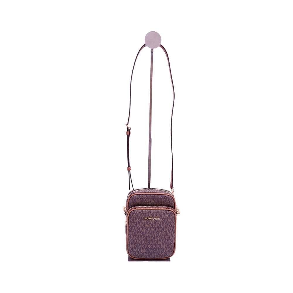 MK SIGNATURE CROSSBODY BAG 35F1GTVC2B BRN (IR) Default Title - MamasJan Ladies Shoes & Bags