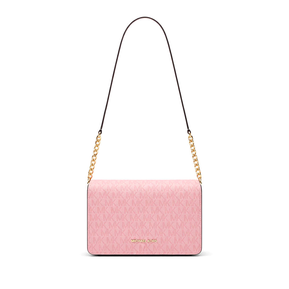 MK SIGNATURE CROSSBODY BAG 35F5GTVC8V PWDR BLSH (IR) Default Title - MamasJan Ladies Shoes & Bags