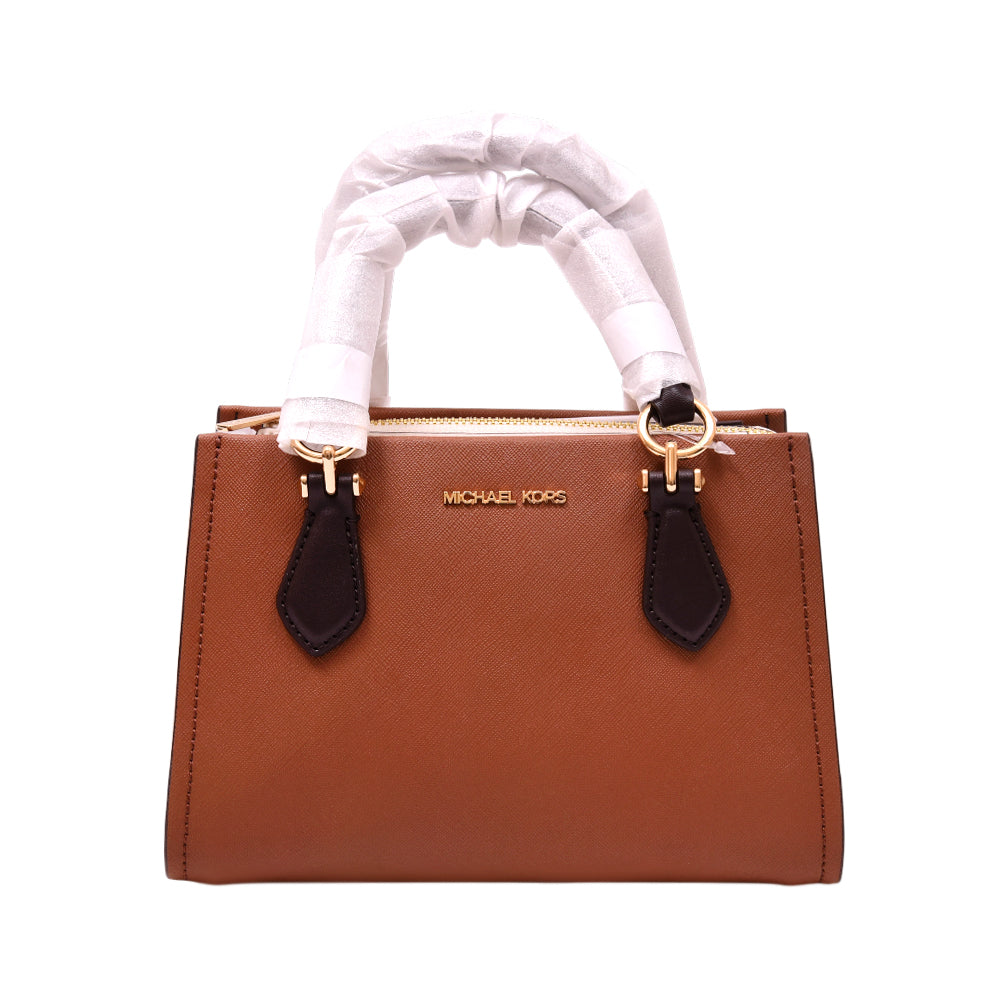 MK HANDCARRY CROSSBODY BAG 35F5G6AM1T LUGGAGE (IR) Default Title - MamasJan Ladies Shoes & Bags