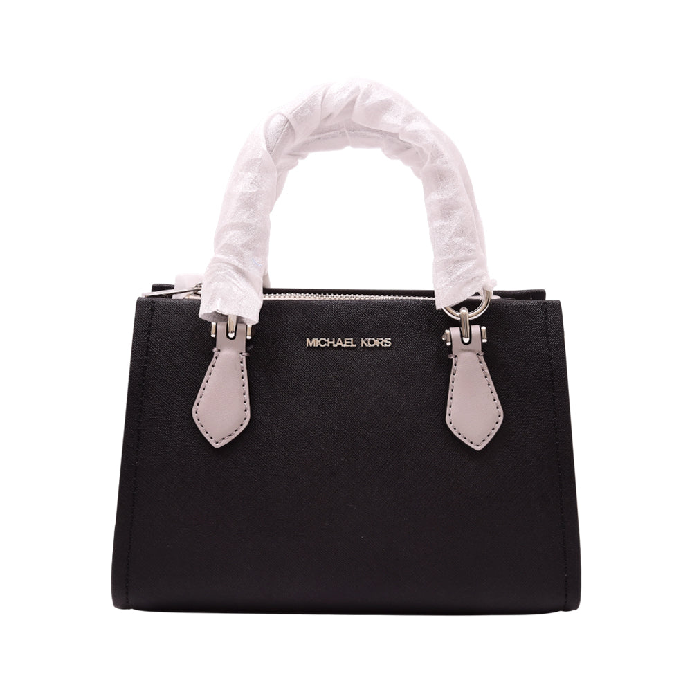 MK SIGNATURE HANDCARRY CROSSBODY BAG 35F5S6AM1T BLK (IR) Default Title - MamasJan Ladies Shoes & Bags
