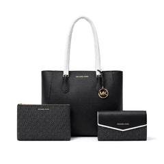 MK SHOULDER BAG 3-P 35R3GCFT3T BLK (IR) Default Title - MamasJan Ladies Shoes & Bags