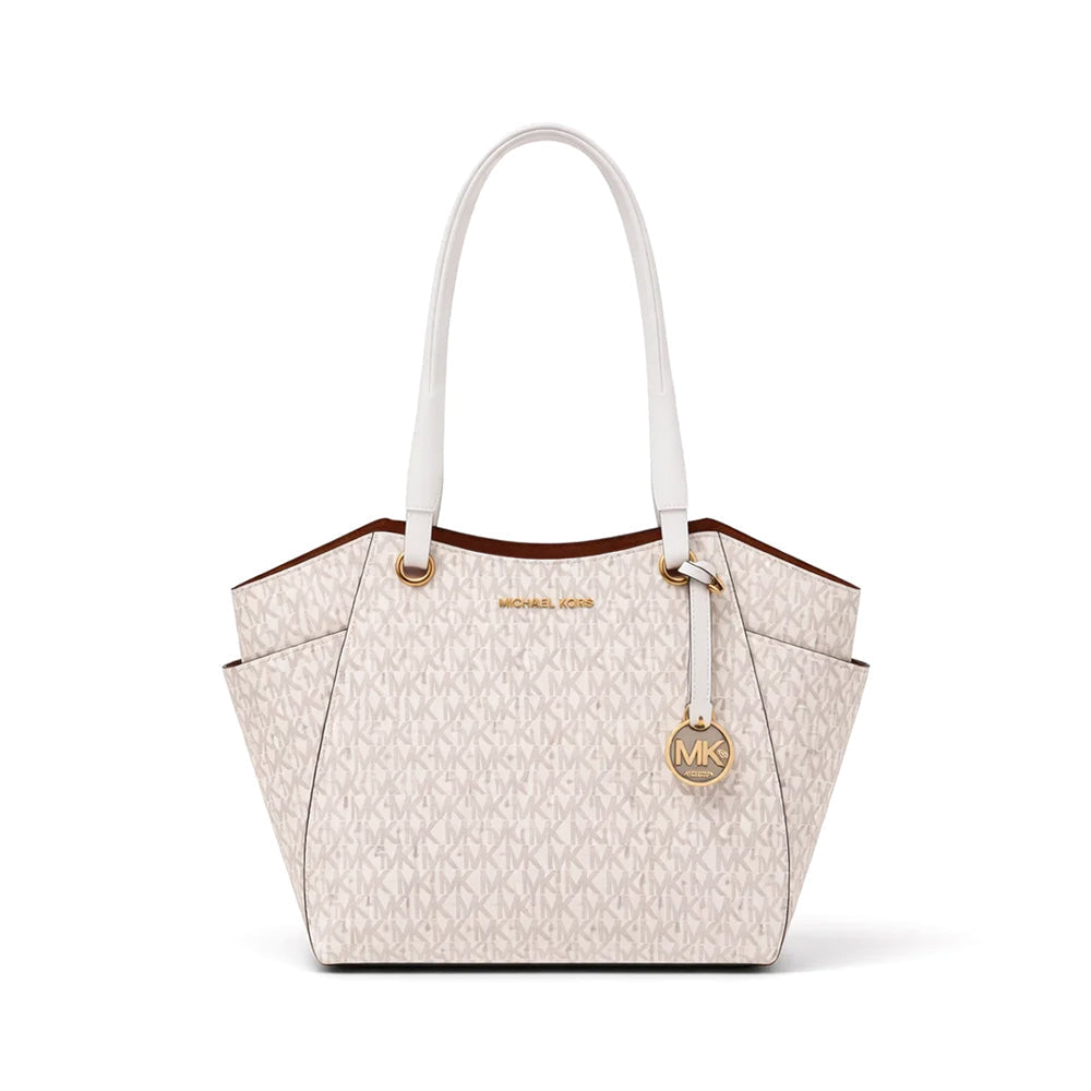 MK SIGNATURE JET SET TRAVEL BAG 35S4GTVT3B VANILLA (IR) Default Title - MamasJan Ladies Shoes & Bags