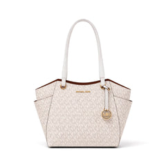 MK SIGNATURE JET SET TRAVEL BAG 35S4GTVT3B VANILLA (IR) Default Title - MamasJan Ladies Shoes & Bags