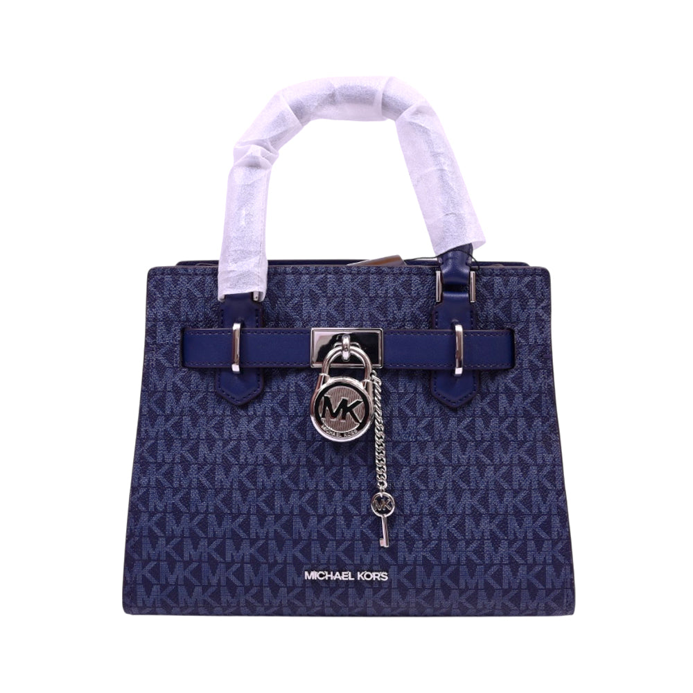 MK SM SATCHEL BAG 35T1SHMS1B HAMILTON ADMIRAL (IR) Default Title - MamasJan Ladies Shoes & Bags