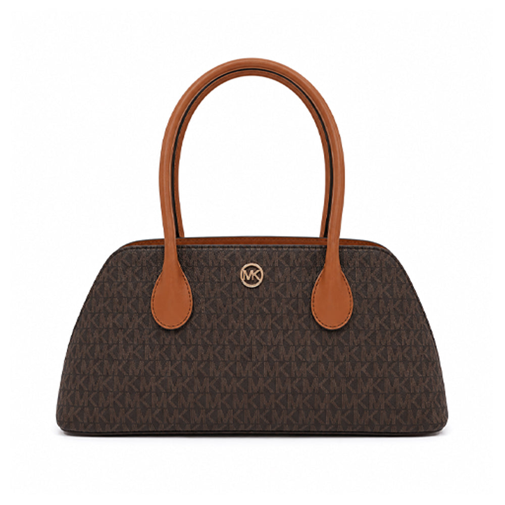 MK MD TZ SHOULDER BAG 35S6G2PS8B PETRA BROWN SIG (IR) Default Title - MamasJan Ladies Shoes & Bags