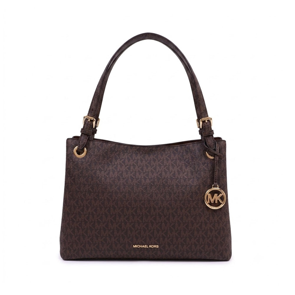 MK MD TRIPLE GSST MSGR 35S6G8WM6B CHRISTINA BROWN SIG (IR) Default Title - MamasJan Ladies Shoes & Bags