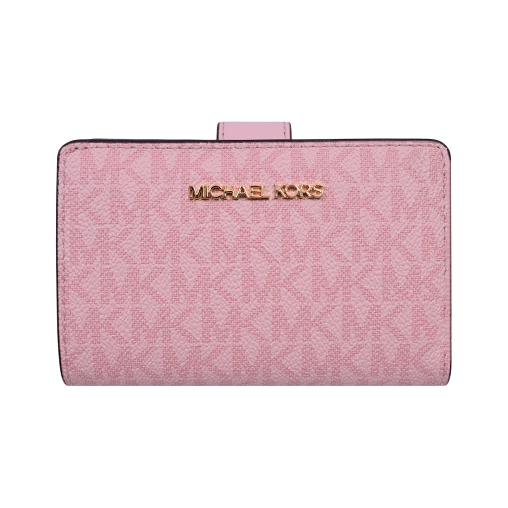 MK BIFLOD ZP CN JETSET TRAVEL 35S3GTVF60 WALLET POWDER BLUSH Default Title - MamasJan Ladies Shoes & Bags