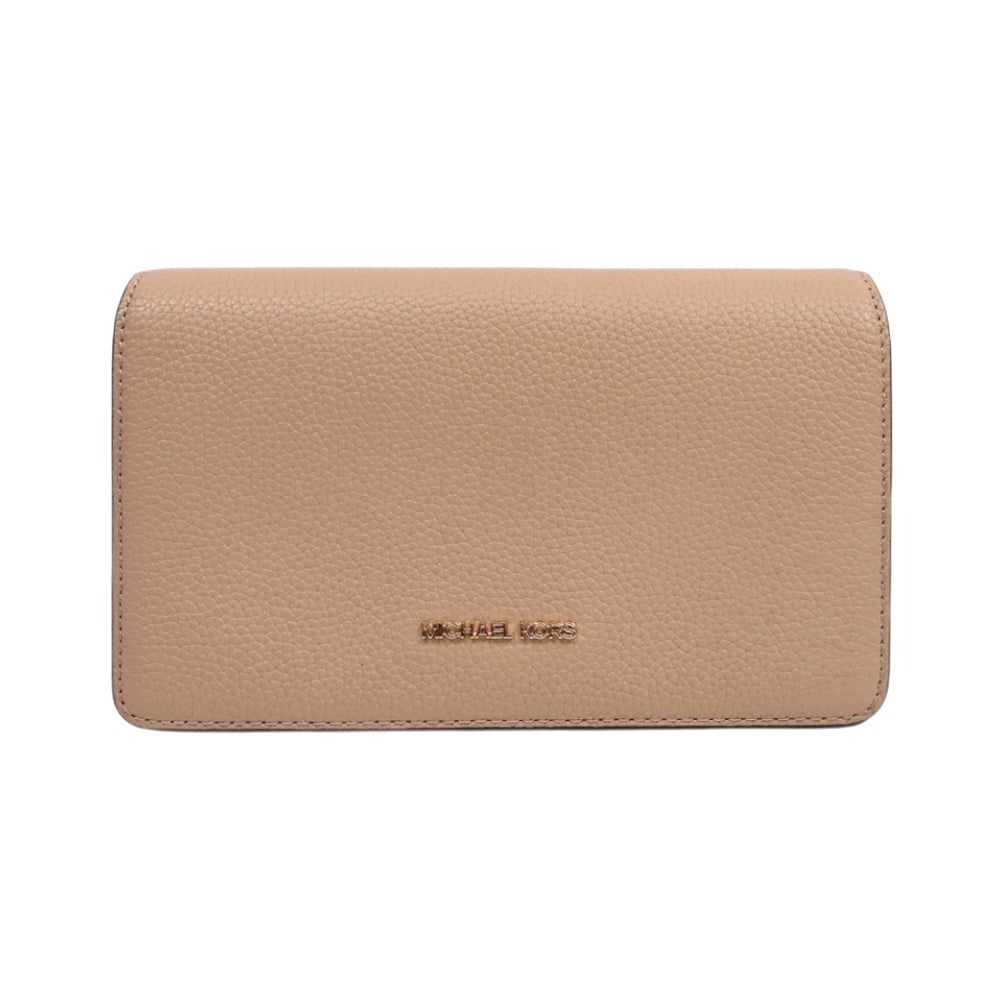 MK JET SET TRAVEL FULL FLAP XBODY 35F5GTVC2L CAMEL (IR) Default Title - MamasJan Ladies Shoes & Bags