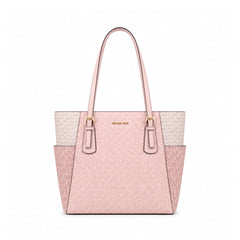 MK VAYAGER LG EW TOTE BAG 35S5GVT7B PWD BLUSH MULTI (IR) Default Title - MamasJan Ladies Shoes & Bags