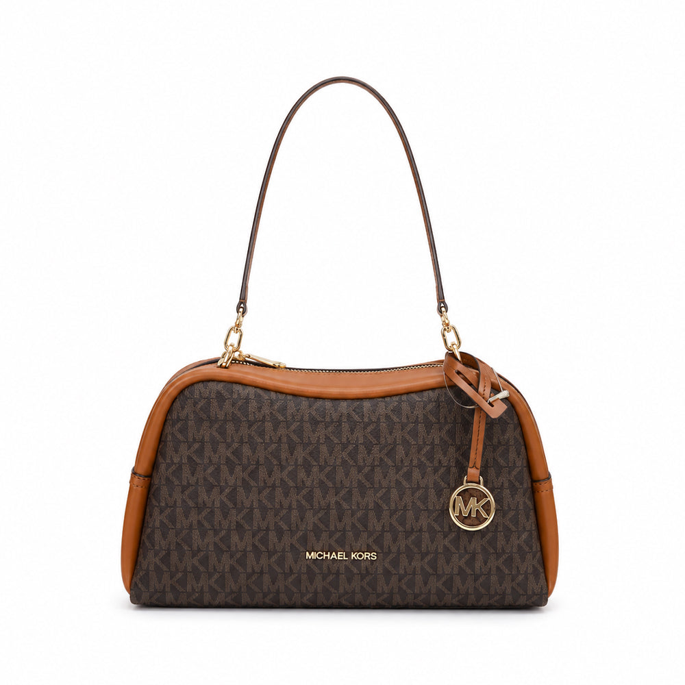 MK CECILY SM SHOULDER 35F5G8CL1B BROWN SIG (IR) Default Title - MamasJan Ladies Shoes & Bags