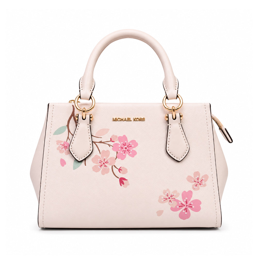 MK MASILY SM MSGR 35S6GAM5L LT CREAM MULTY (IR) Default Title - MamasJan Ladies Shoes & Bags