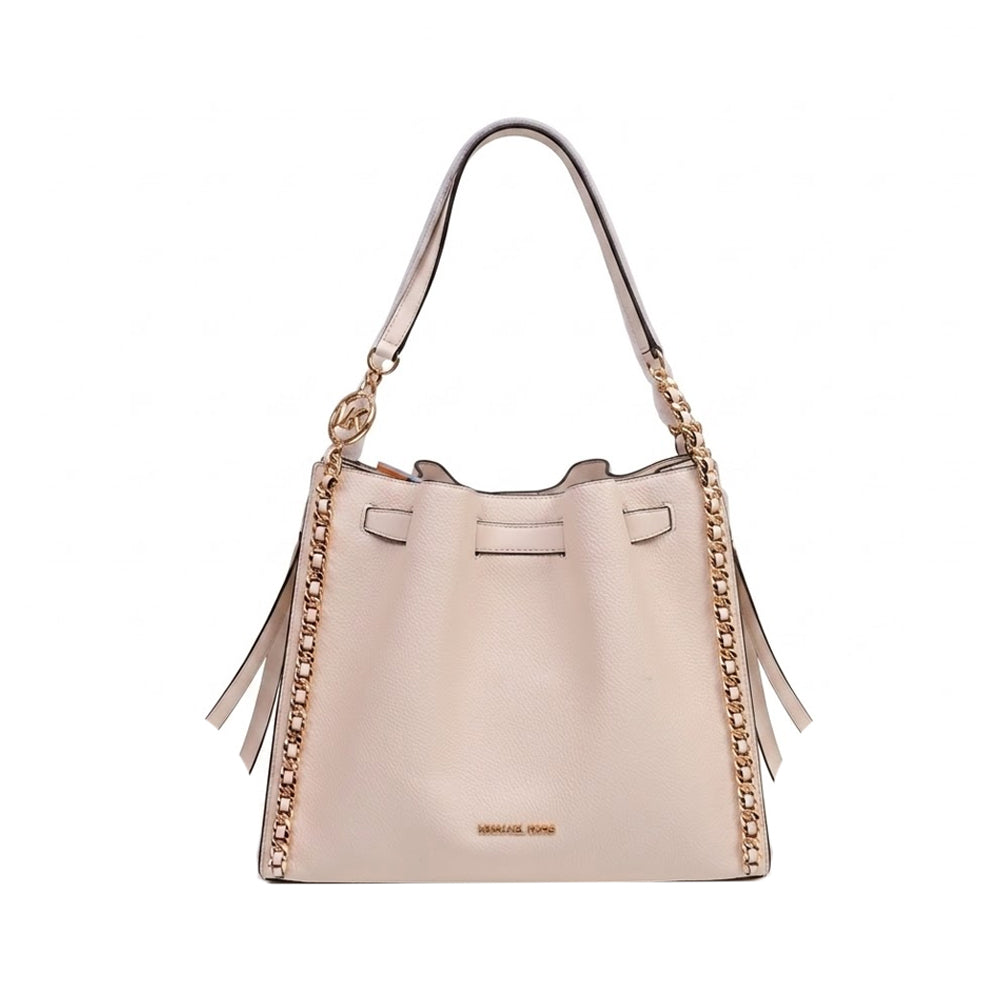 MK MINA LG SHOULDER BAG 35H3G4ML3I LT CREAM (IR) Default Title - MamasJan Ladies Shoes & Bags