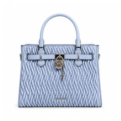 MK HAMILTON SATCHEL BAG 35S6SHMS2Y PALE OCEAN (IR) Default Title - MamasJan Ladies Shoes & Bags