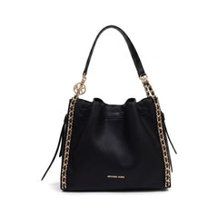 MK MINA LG SHOULDER BAG 35H3G4ML3I BLACK (IR) Default Title - MamasJan Ladies Shoes & Bags