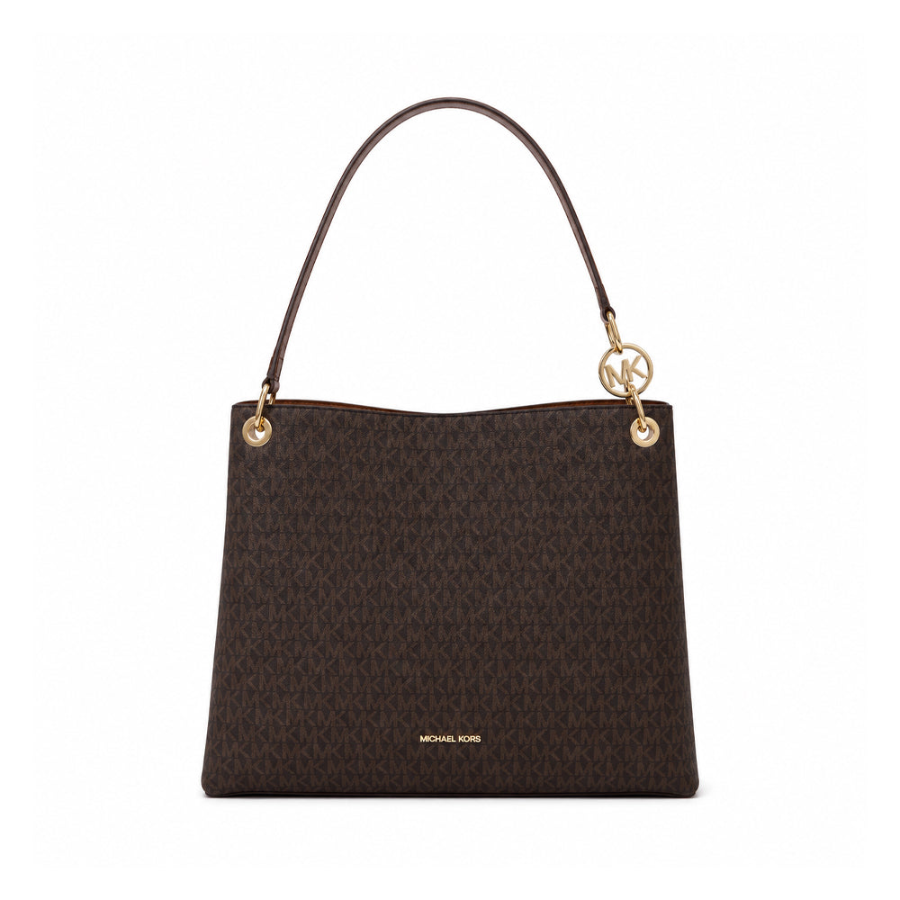 MK CHRISTINA TRIPPLE GSST BAG 35T5G8WE6B BROWN SIG (IR) Default Title - MamasJan Ladies Shoes & Bags