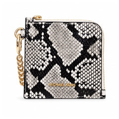 MK JET SET TRAVEL WITH CHAIN CARD HOLDER 35S6GTVC8G LT CREAM Default Title - MamasJan Ladies Shoes & Bags