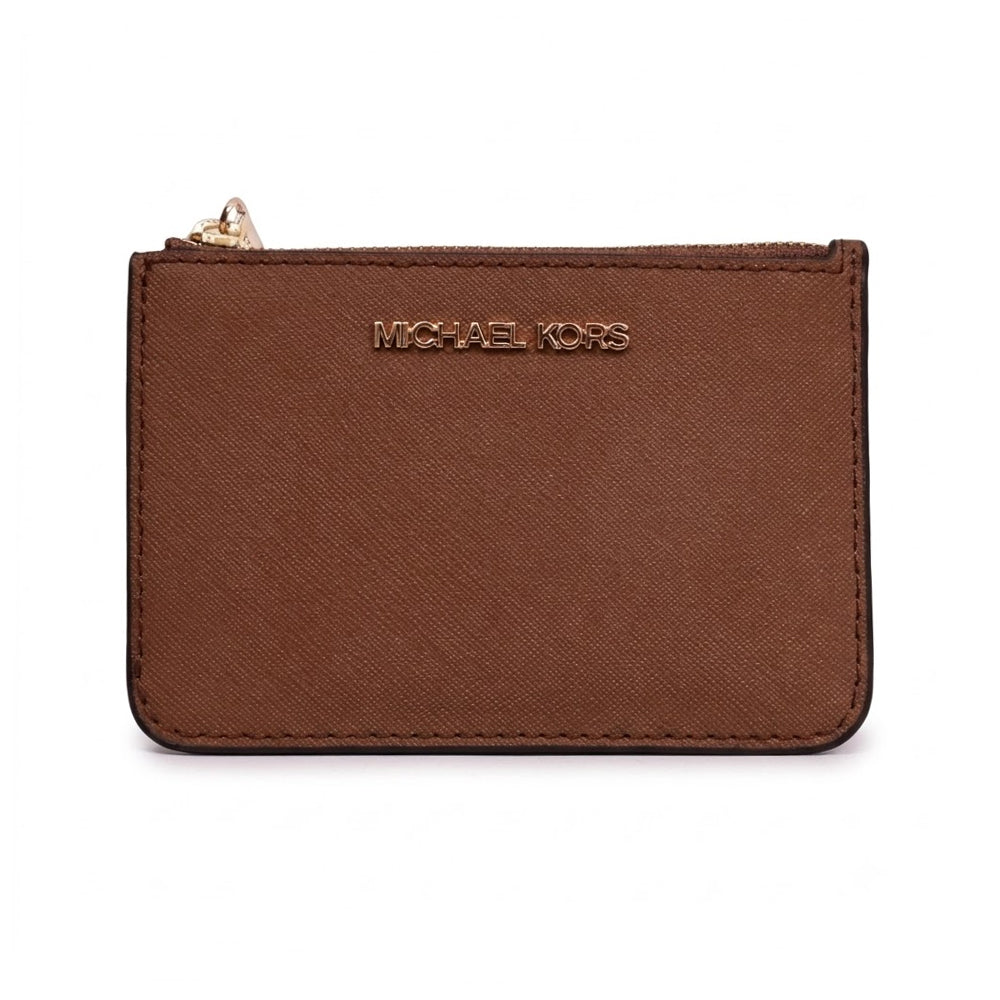 MK JET SET TRAVEL CARD HOLDER 35F7GTVU1L LUGGAGE (IR) Default Title - MamasJan Ladies Shoes & Bags