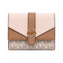 MK GREENWICH TRIFOD WALLET 35R6GGRE6B LT CREAM (IR) Default Title - MamasJan Ladies Shoes & Bags