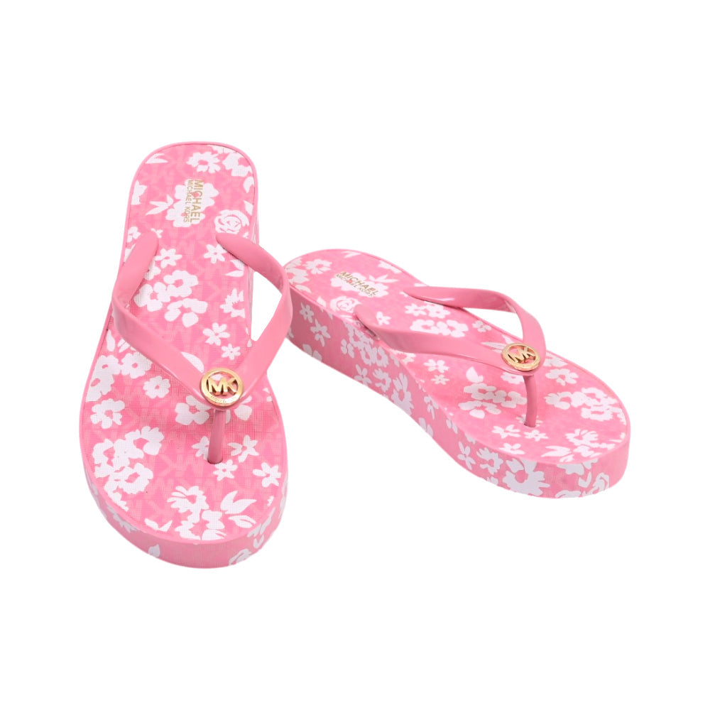 MK BEDFORD FLIP FLOP FLWR 49S6BDFA1B CARNATION 9M (IR) Default Title - MamasJan Ladies Shoes & Bags