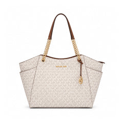 MK JET SET TRAVEL LG CHAIN SH TOTE35S4GTVT3B VANILLA SIG (I Default Title - MamasJan Ladies Shoes & Bags