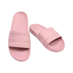 TH WOMEN SLIDE XW 07565-651 PNK 9 (IR) Default Title - MamasJan Tommy Hilfiger