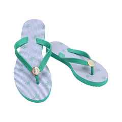 TH WOMEN FLIP FLOP ROHRIE15-Z GRN 7 (IR) Default Title - MamasJan Tommy Hilfiger