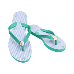 TH WOMEN FLIP FLOP ROHRIE15-Z GRN 8 (IR) Default Title - MamasJan Tommy Hilfiger