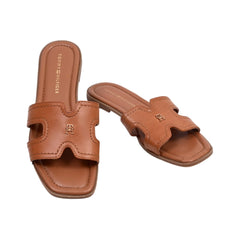 TH WOMEN SLIPPER PIENNA-Z BRN 8 (IR) Default Title - MamasJan Tommy Hilfiger