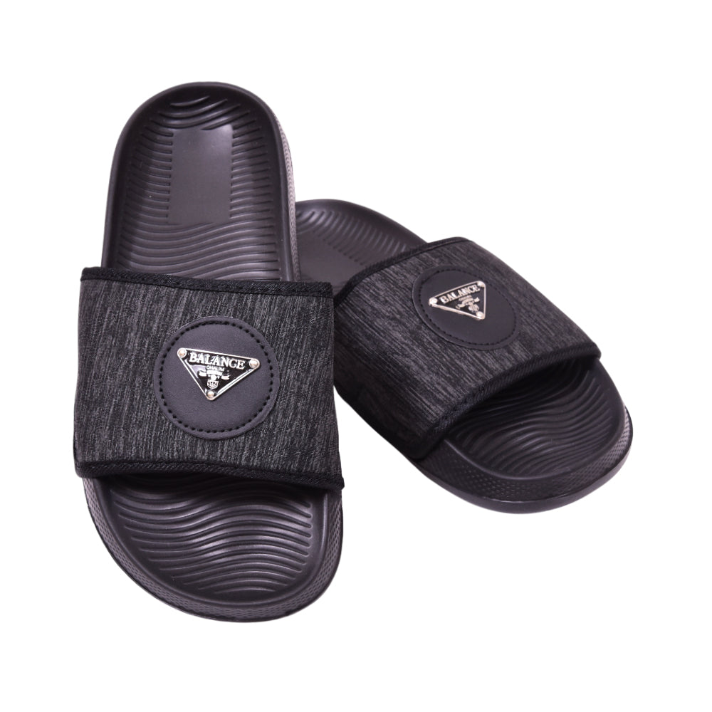 MEN SLIPPER IR 40 BLACK E2517-84 40-45 Default Title - MamasJan KidsWear
