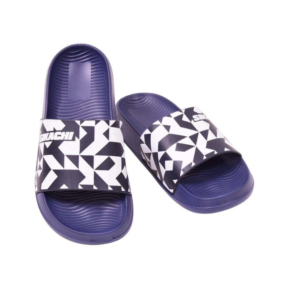 BOYS SLIPPER IR 36 NAVY 2517-46 36-41 Default Title - MamasJan KidsWear