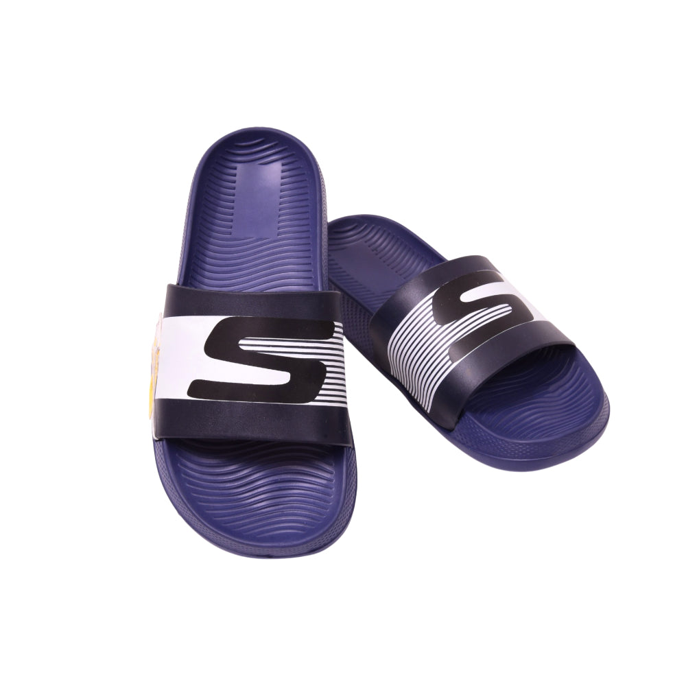 BOYS SLIPPER IR 37 NAVY 2517-89 36-41 Default Title - MamasJan KidsWear