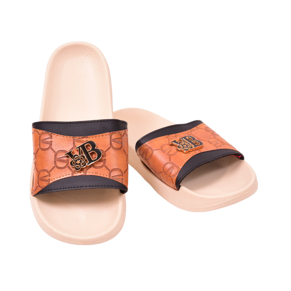 MEN SLIPPER IR 40-41 BIGE CAMEL E2552-38 40-45 Default Title - MamasJan KidsWear