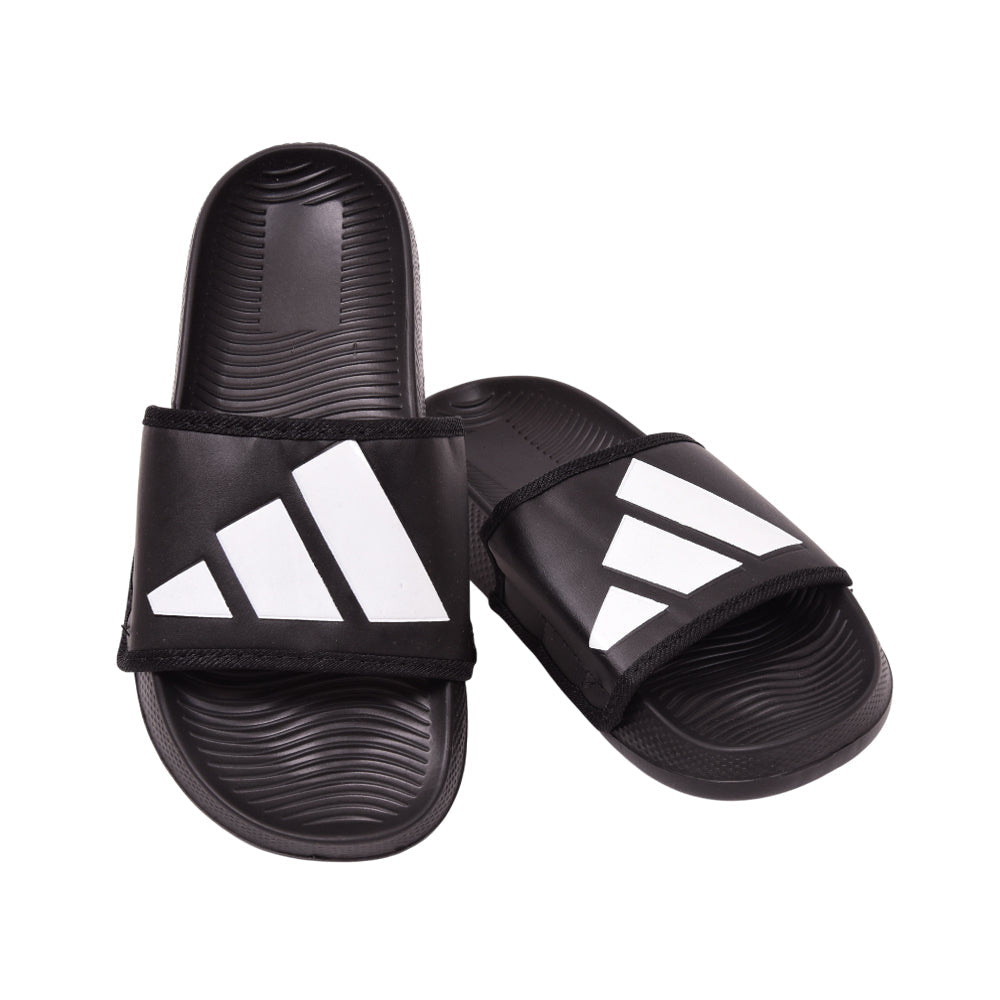 BOYS SLIPPER IR 36 BLACK E2517-60 36-41 Default Title - MamasJan KidsWear