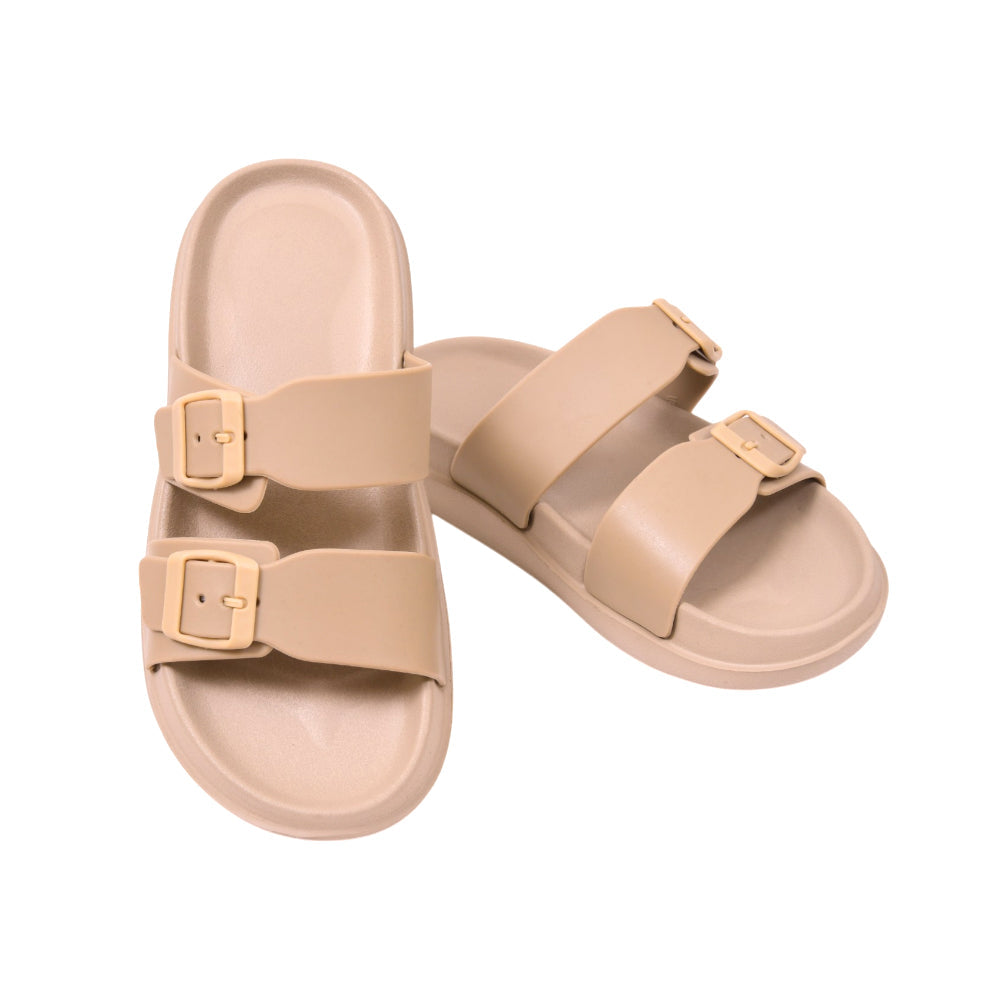 LADIES SLIPPER IR 37 GREEN E-372-2 36-41 Default Title - MamasJan KidsWear