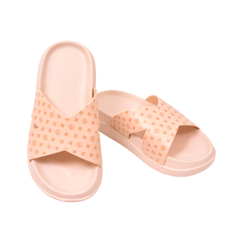 LADIES SLIPPER IR 37 BIGE E-372-13 36-41 Default Title - MamasJan KidsWear