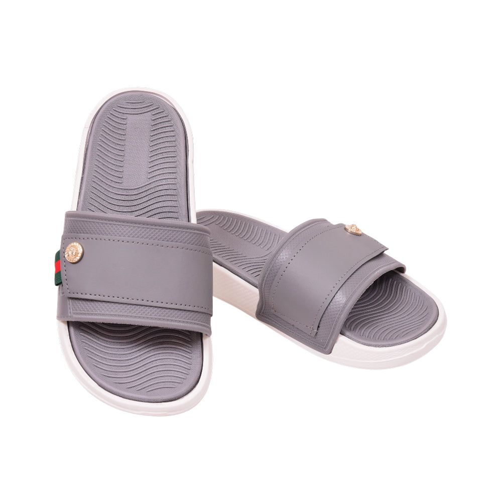 MEN SLIPPER IR 40-41 GRAY E2511-28 40-45 Default Title - MamasJan KidsWear