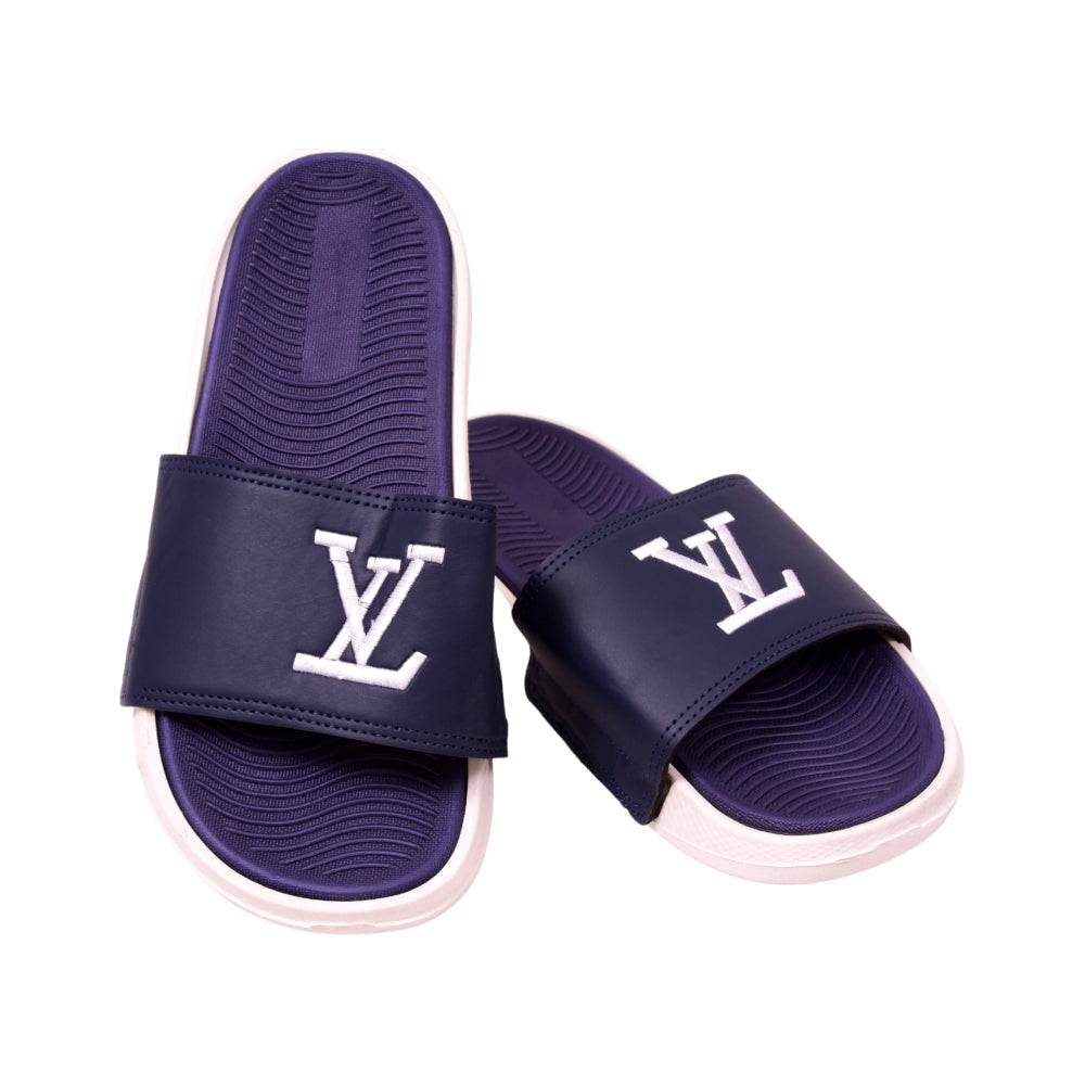 MEN SLIPPER IR 40-41 NAVY E2511-178 40-45 Default Title - MamasJan KidsWear