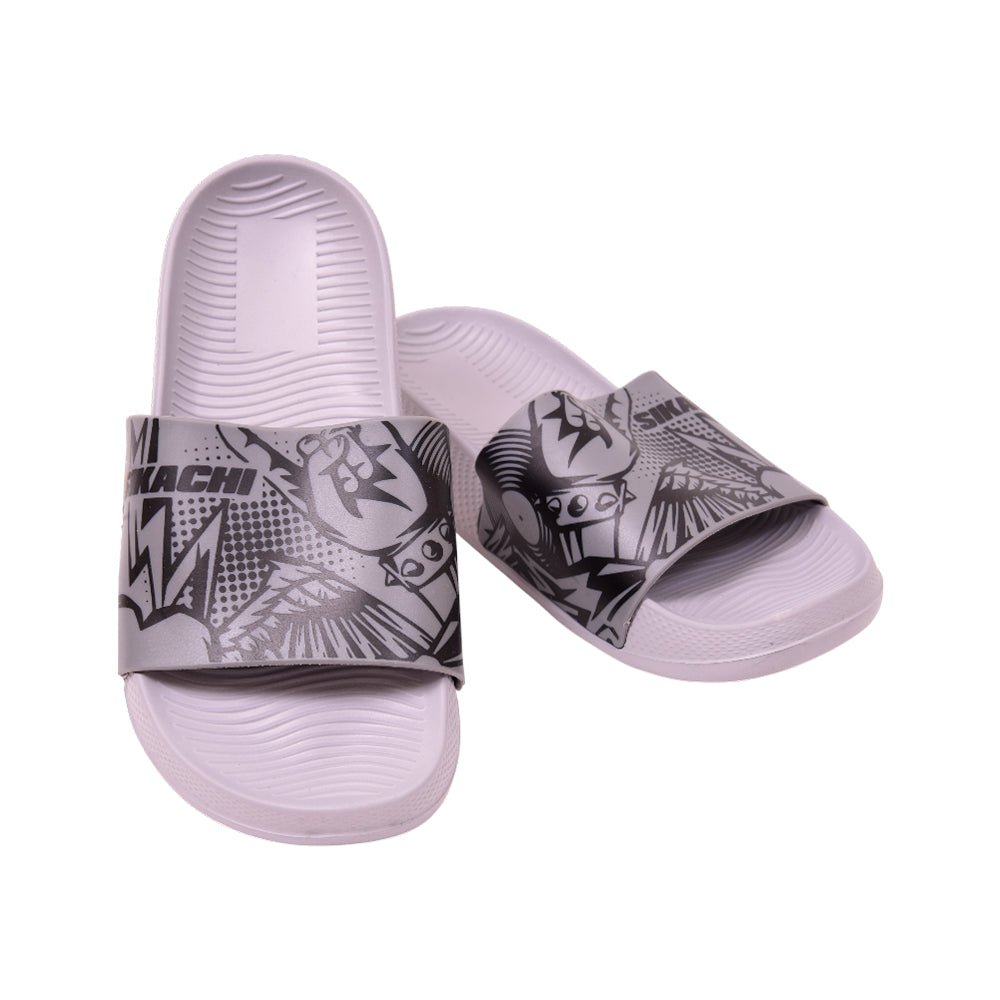 BOYS SLIPPER IR 36 D-GRAY 2517-51 36-41 Default Title - MamasJan KidsWear