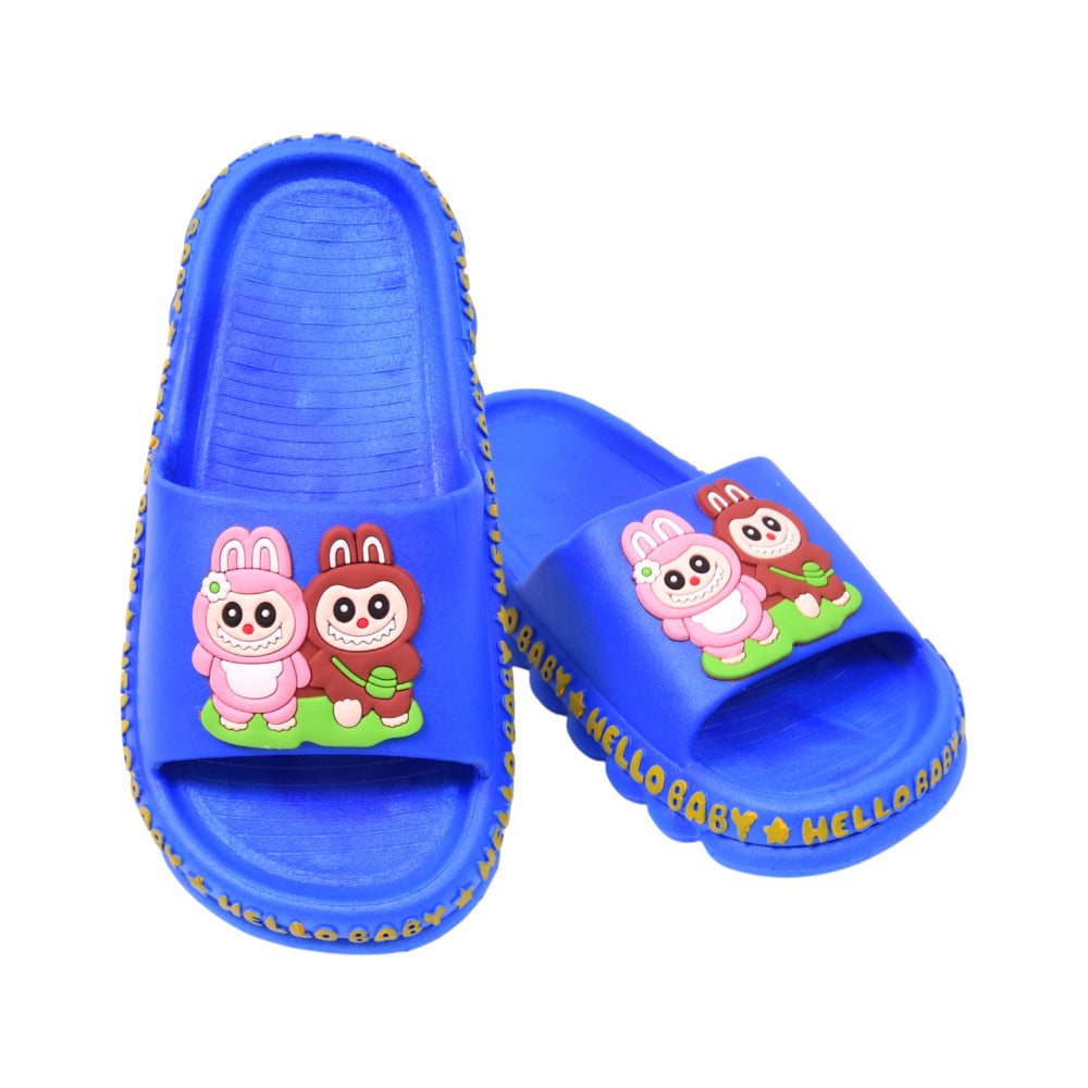 GIRLS SLIPPER IR 32-33 BLUE SX-222-5 30-35 Default Title - MamasJan KidsWear