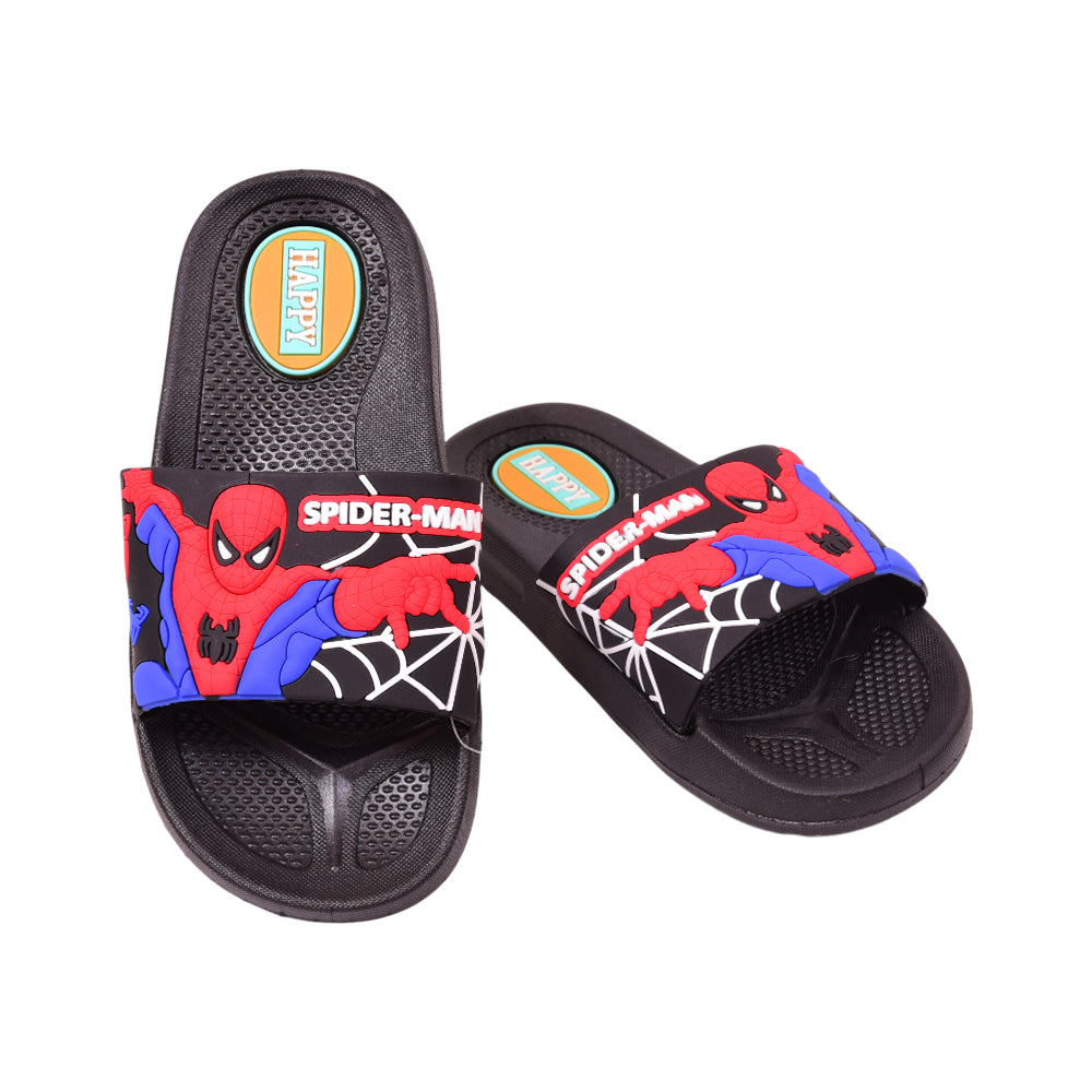 BOYS SLIPPER IR 32 BLACK SX-B08-43 31-35 Default Title - MamasJan KidsWear
