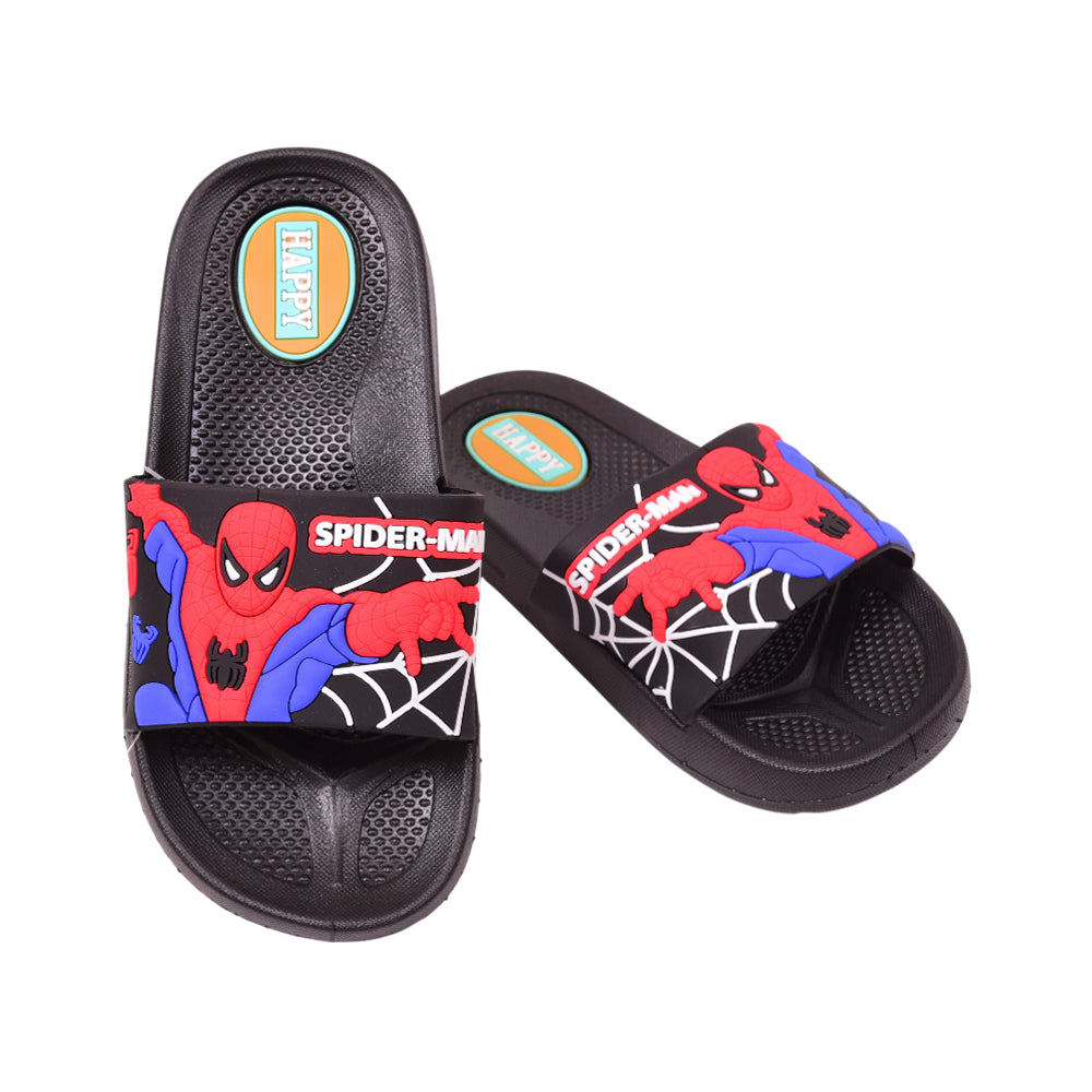 BOYS SLIPPER IR 33 BLACK SX-B08-43 31-35 Default Title - MamasJan KidsWear