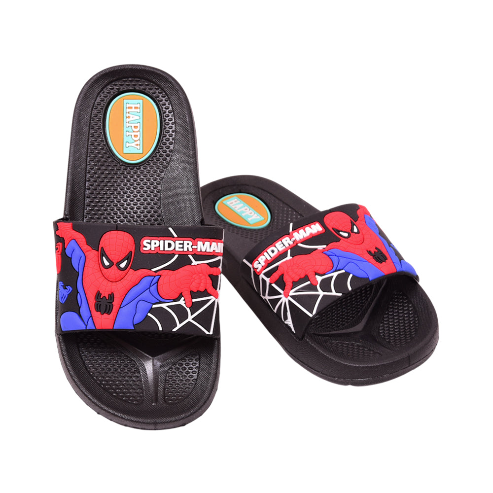 BOYS SLIPPER IR 34 BLACK SX-B08-43 31-35 Default Title - MamasJan KidsWear