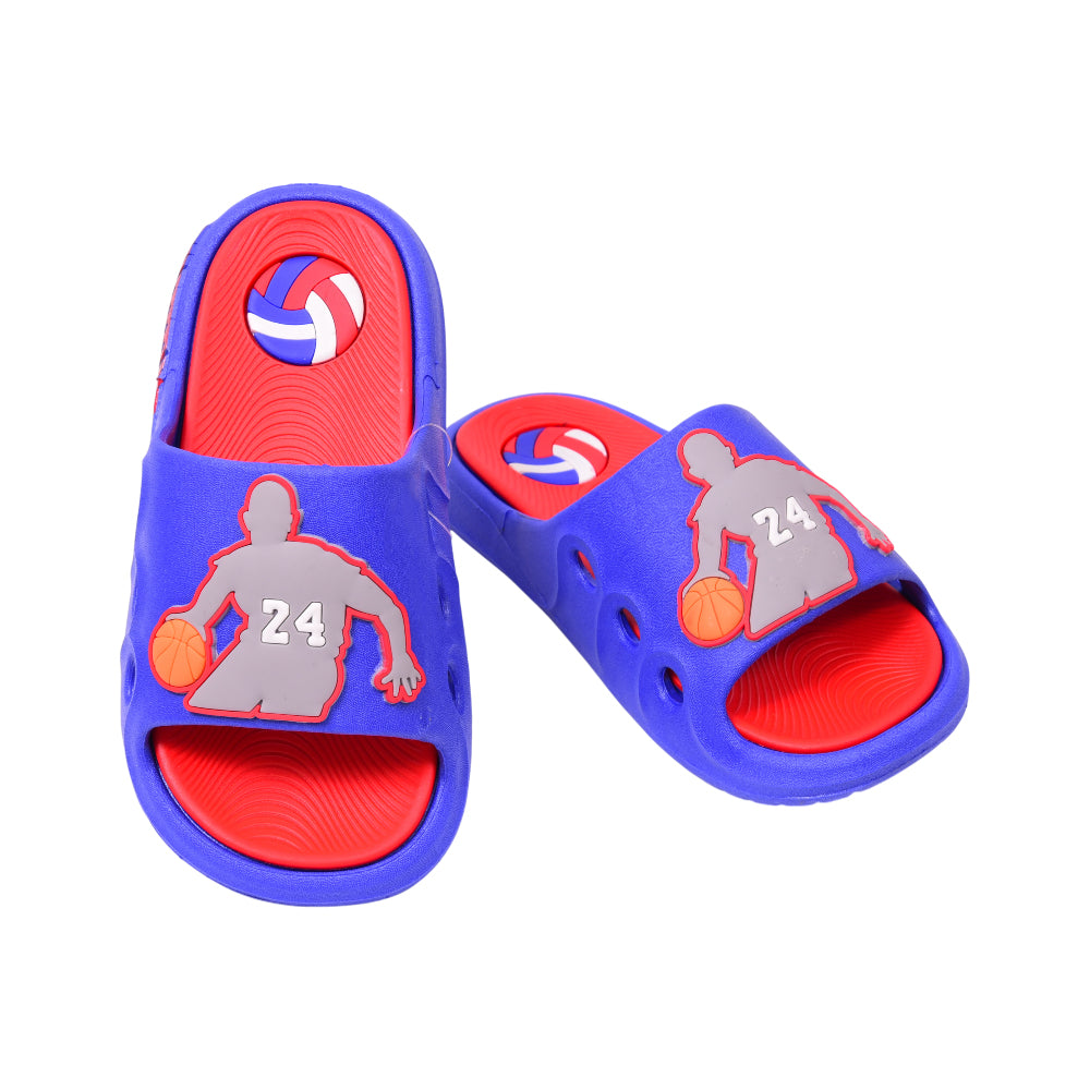 BOYS SLIPPER IR 30-31 BLUE SX-9993-1 30-35 Default Title - MamasJan KidsWear