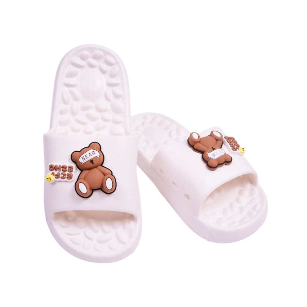 LADIES SLIPPER IR 36-37 WHITE B-8157-2 36-41 EVA Default Title - MamasJan KidsWear