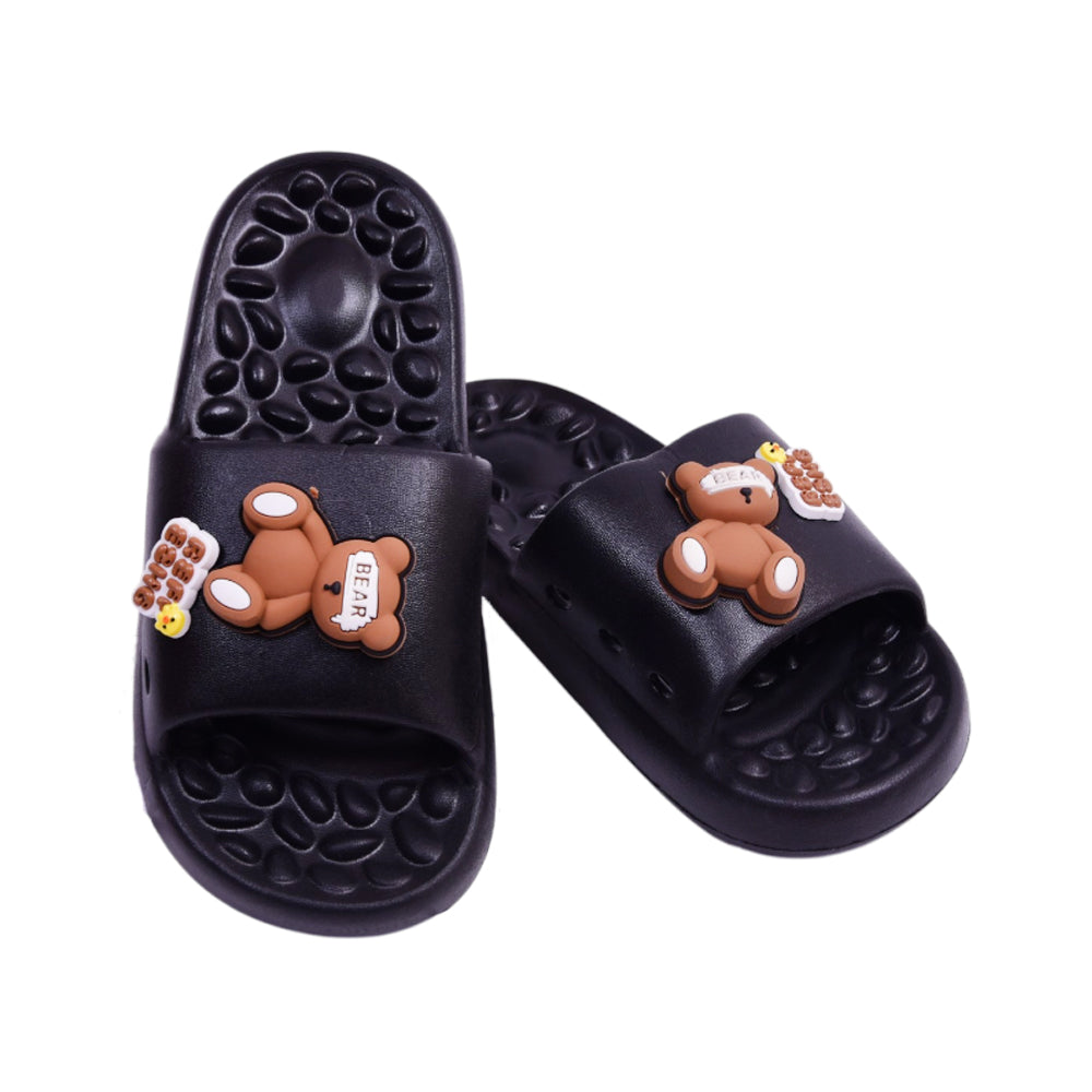 LADIES SLIPPER IR 36-37 BLACK B-8157-2 36-41 EVA Default Title - MamasJan KidsWear