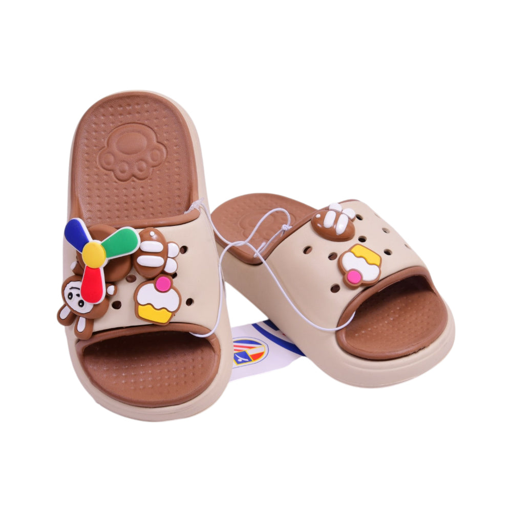 BOYS SLIPPER IR 26-27 BEIGE 3818-1S 24-29 EVA Default Title - MamasJan KidsWear