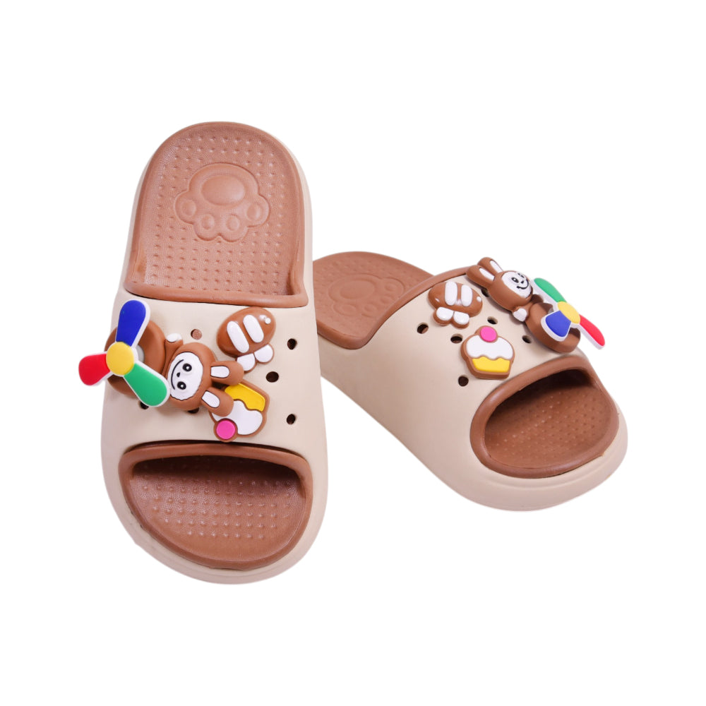 BOYS SLIPPER IR 30-31 BEIGE 3818-1M 30-35 EVA Default Title - MamasJan KidsWear