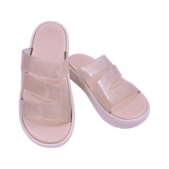 LADIES SLIPPER FANCY IR-26 SIZE 36 CREEM 8203-3 36-41 PVC Default Title - MamasJan KidsWear